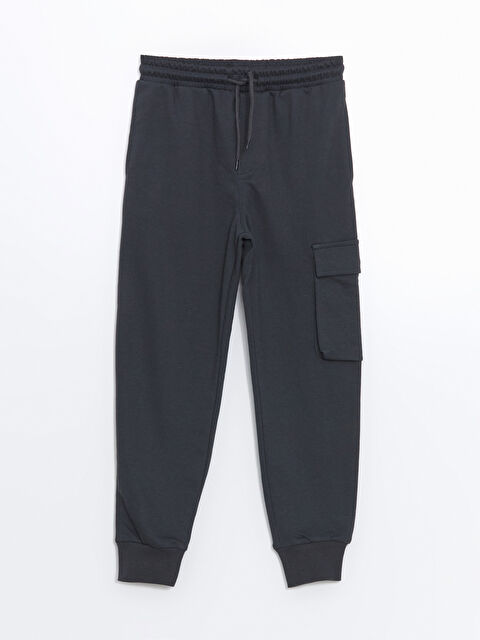 LCW Kids Beli Lastikli Erkek Çocuk Kargo Eşofman Altı - S52786Z4-VFB