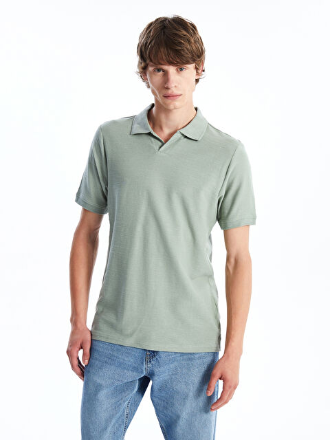 XSIDE Polo Yaka Kısa Kollu Erkek Tişört - S52832Z8-YSM