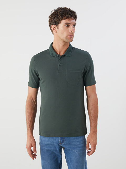 LCWAIKIKI Classic Polo Yaka Kısa Kollu Pike Erkek Tişört - S52840Z8-ZQZ