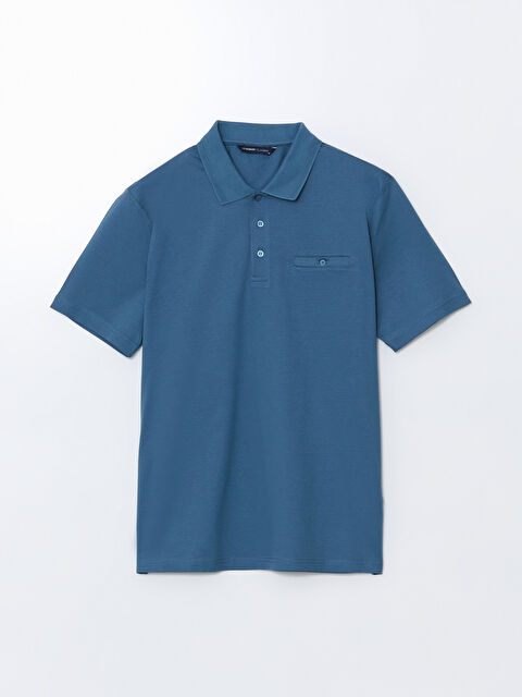LCWAIKIKI Classic Polo Yaka Merserize Görünümlü Erkek Tişört - S52847Z8-YST