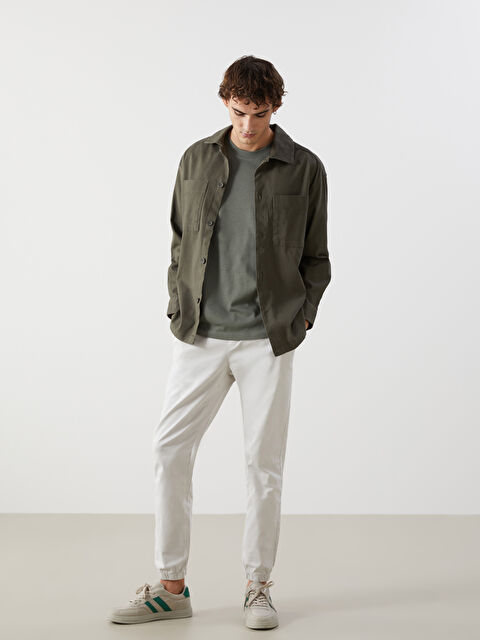 XSIDE Standart Kalıp Gabardin Erkek Jogger Pantolon - S52850Z8-V1F