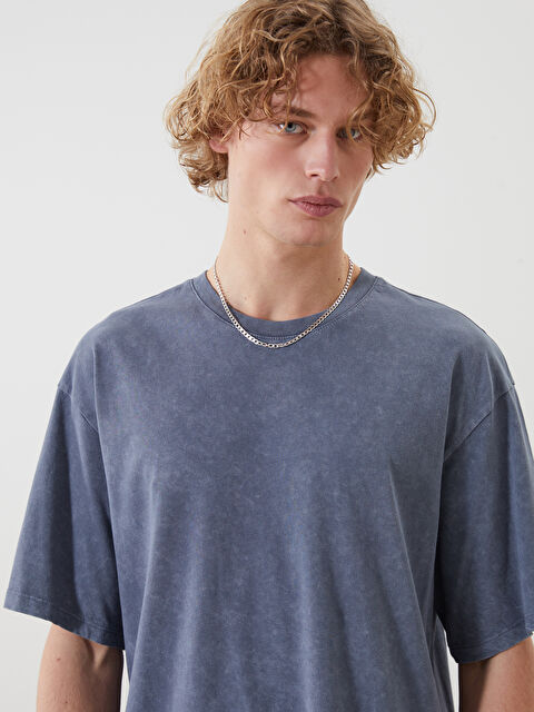 XSIDE Bisiklet Yaka Penye Erkek Tişört - S52869Z8-YRA