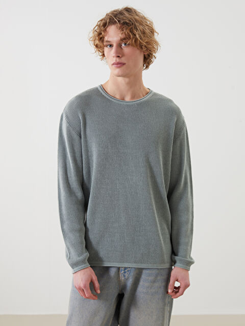 XSIDE Bisiklet Yaka Erkek Triko Kazak - S52897Z8-J1Q