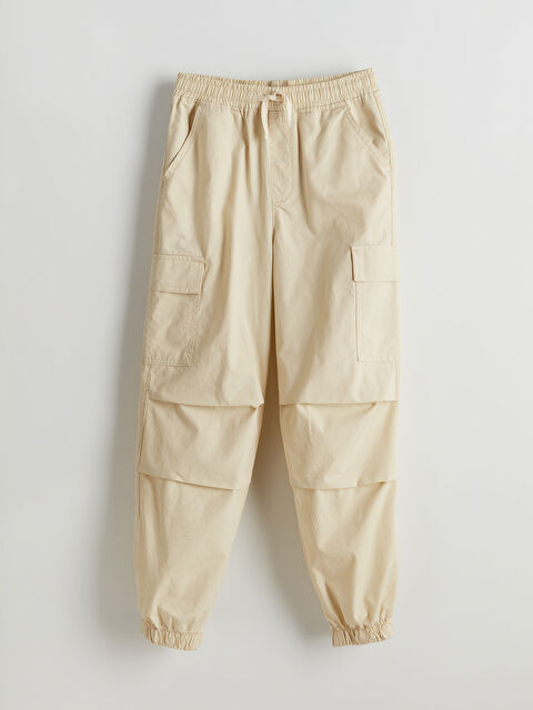 LCW Kids Beli Lastikli Erkek Çocuk Paraşüt Pantolon - S52926Z4-FRX