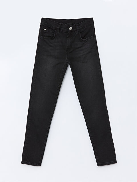 LCW Kids Beli Ayarlanabilir Lastikli Erkek Çocuk Jean Pantolon - S52940Z4-326