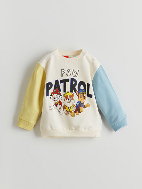 LCW baby Bisiklet Yaka Erkek Bebek Sweatshirt - S53087Z1-YG7