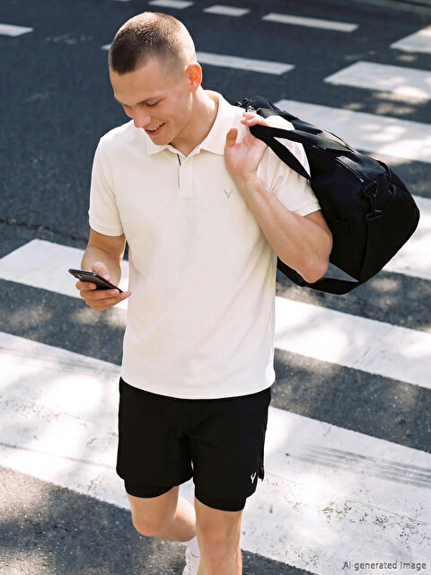 XSIDE ACTIVE Polo Yaka Kısa Kollu Erkek Spor Tişört