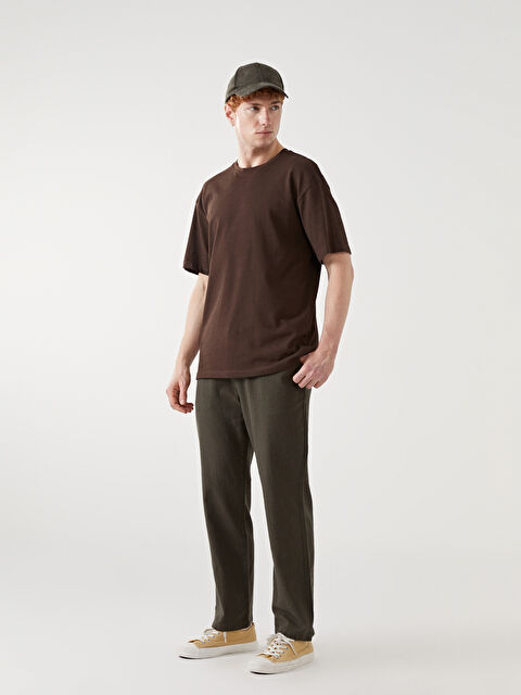 XSIDE Rahat Kalıp Keten Görünümlü Erkek Pantolon - S53184Z8-S4W