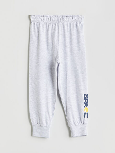 LCW Kids Baskılı Erkek Çocuk Penye Pijama Alt