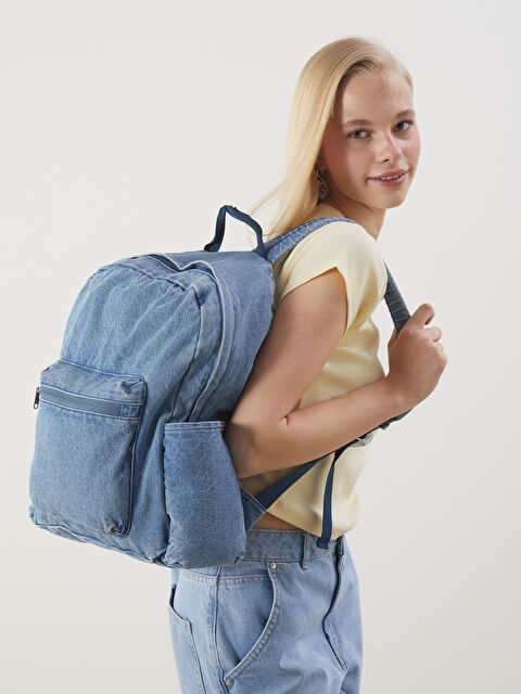LCW ACCESSORIES Denim Kadın Sırt Çantası - W4IA90Z8-SGL