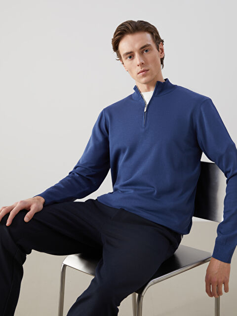 LCW Vision Dik Yaka Uzun Kollu Erkek Triko Kazak - S53348Z8-J2H