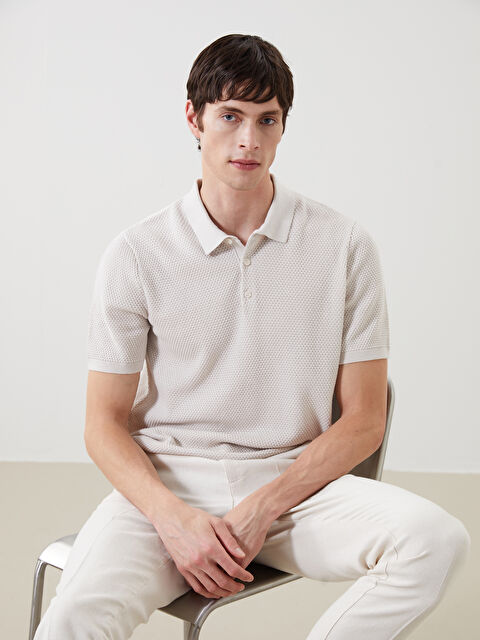 SOUTHBLUE Polo Yaka Kısa Kollu Erkek Triko Kazak - S53397Z8-VFH