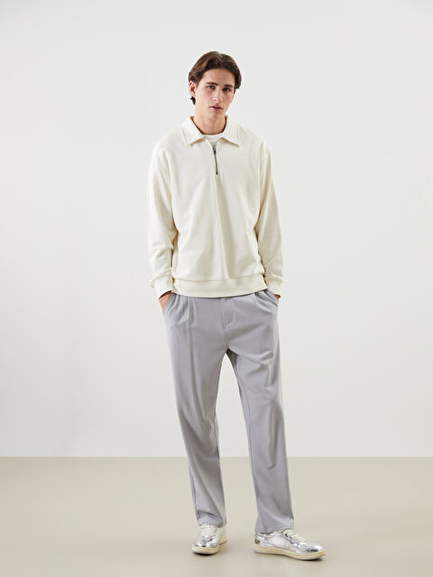 XSIDE Pantalon Plissé Coupe Décontractée pour Hommes - S53496Z8-CT3