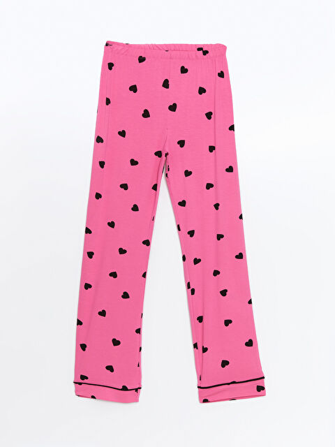 LCW DREAM Beli Lastikli Baskılı Kadın Pijama Alt