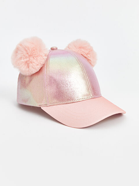 LCW ACCESSORIES Ponponlu Kız Çocuk Kep Şapka - S53636Z4-R9A