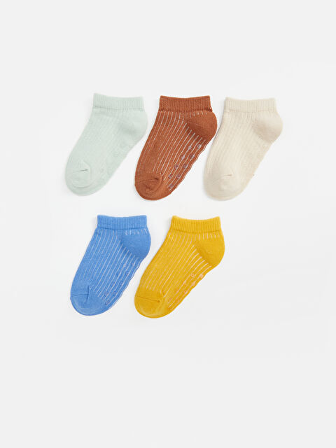 LCW ECO Basic Erkek Bebek Patik Çorap 5'li - S53663Z1-GDK