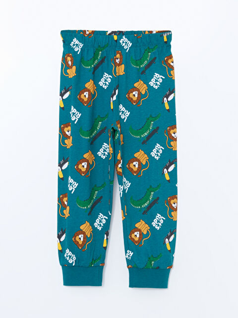LCW Kids Beli Lastikli Baskılı Erkek Çocuk Pijama Alt - S53743Z1-LRN