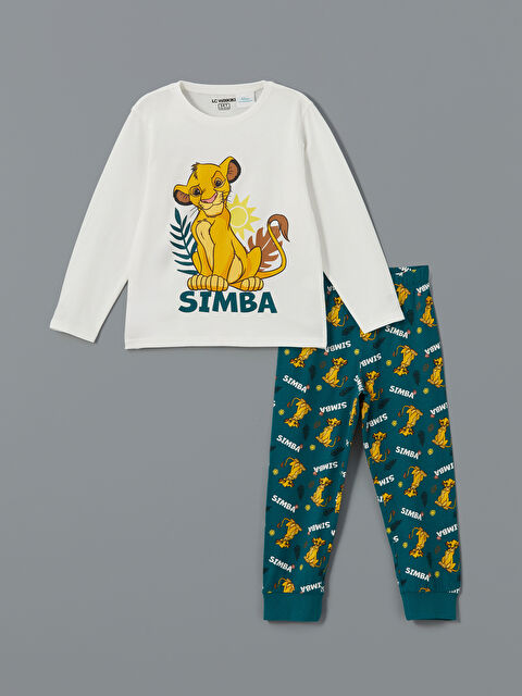 LCW Kids سێتی بیجامەی چاپکراوی شیر شاه بۆ کوڕان - S53751Z1-EEW