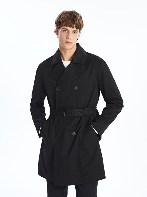 LCW Vision Standart Kalıp Ceket Yaka Erkek Trençkot - S53840Z8-CVL