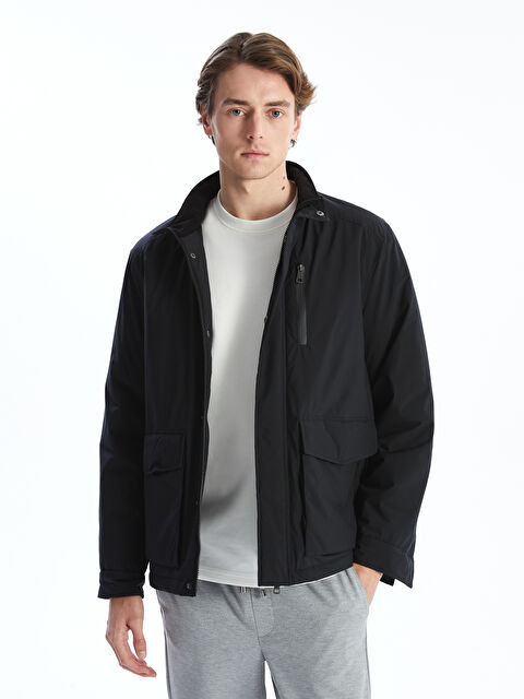 LCW Vision Rahat Kalıp Dik Yaka Erkek Mont - S53841Z8-CVL