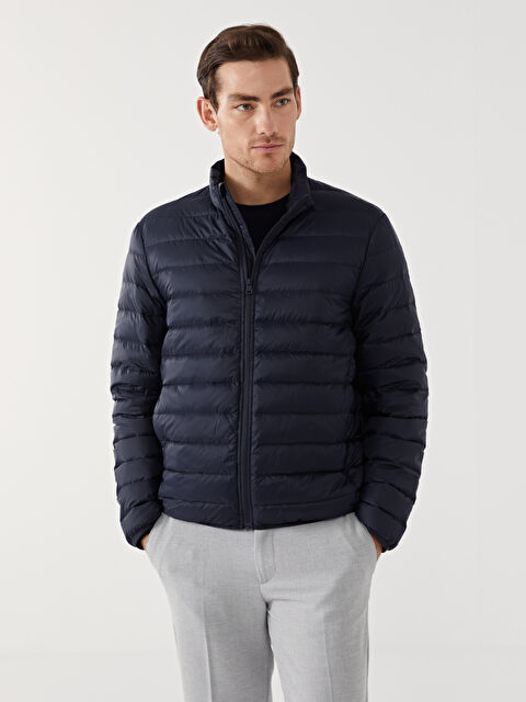 SOUTHBLUE Standart Kalıp Dik Yaka Erkek Şişme Mont - S53843Z8-RFH