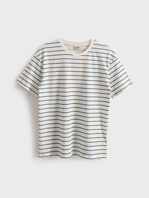 LCW Kids Crew Neck Striped Boys' T-Shirt - S53912Z4-LS3
