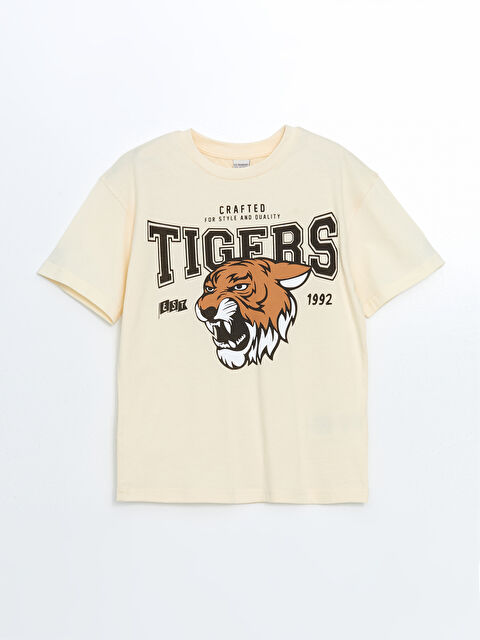 LCW Kids Crew Neck Boys' T-Shirt - S53943Z4-FQQ