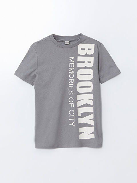 LCW Kids Crew Neck Printed Jersey Boys' T-Shirt - S53955Z4-JNC