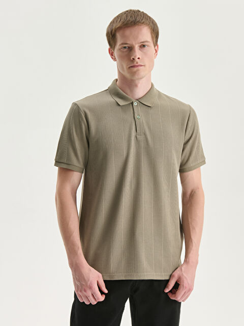 LCW Vision Tricou cu Guler Polo și Mânecă Scurtă pentru Bărbați - S54005Z8-PX2