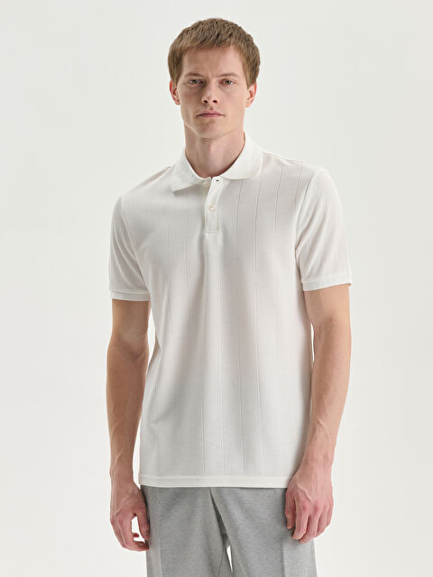 LCW Vision Polo Neck Short Sleeve Men's T-Shirt - S54005Z8-R9J