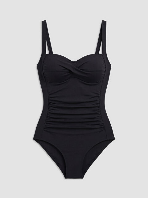 LCW DREAM Dikişli Pedli Büzgü Detaylı Kadın Mayo