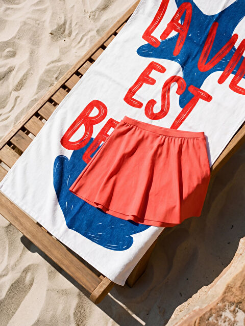 LCW DREAM Beli Lastikli Kadın Yüzme Şort Etek