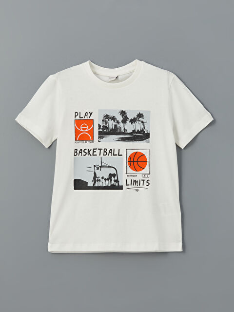 LCW Kids Crew Neck Boys' T-Shirt - S54359Z4-R9J