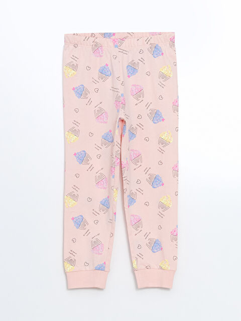 LCW Kids Beli Lastikli Baskılı Kız Çocuk Pijama Alt - S54423Z1-LT4