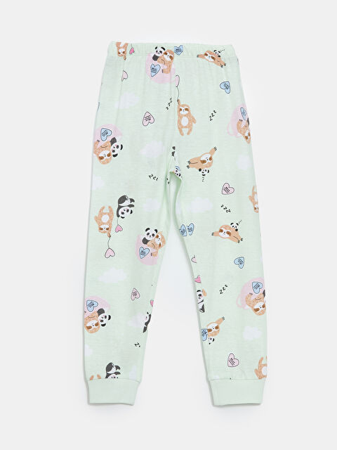 LCW Kids Beli Lastikli Baskılı Kız Çocuk Pijama Alt - S54441Z1-LRP