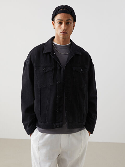 XSIDE Rahat Kalıp Erkek Jean Ceket - S54629Z8-326
