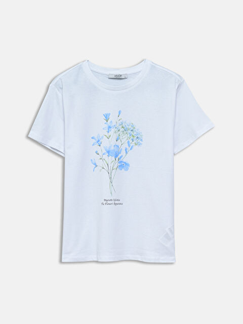 XSIDE Crew Neck Printed Women's T-Shirt - S54731Z8-Q6K