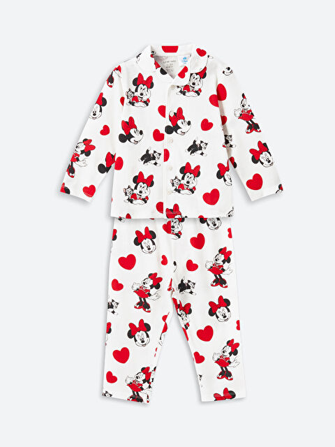 LCW baby Minnie Mouse Baskılı Kız Bebek Pijama Takım - S54739Z1-LRA