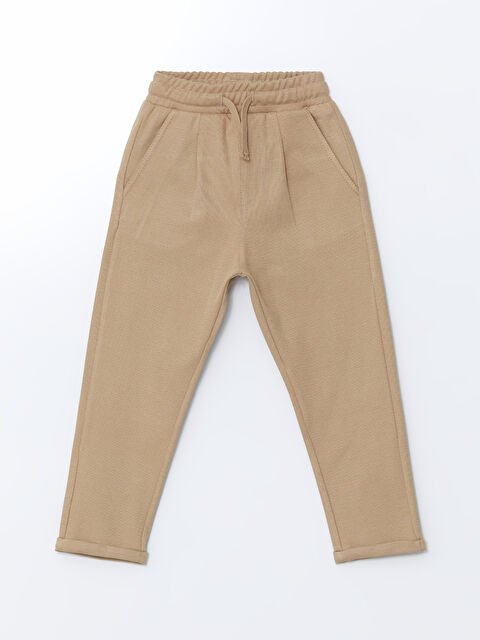 LCW Kids Elasticated Waist Boys' Trousers - S54821Z4-GBY