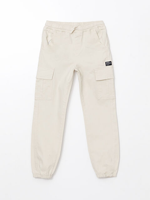 LCW Kids Elastic Waist Boys' Cargo Trousers - S54827Z4-G7K