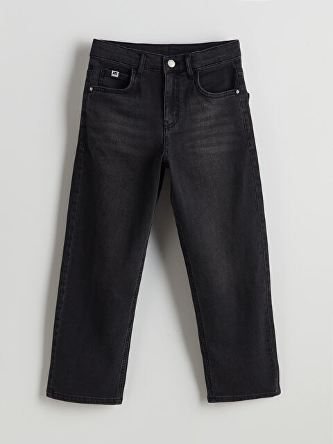 LCW Kids Adjustable Elastic Waist Boys' Jeans - S54836Z4-M0U