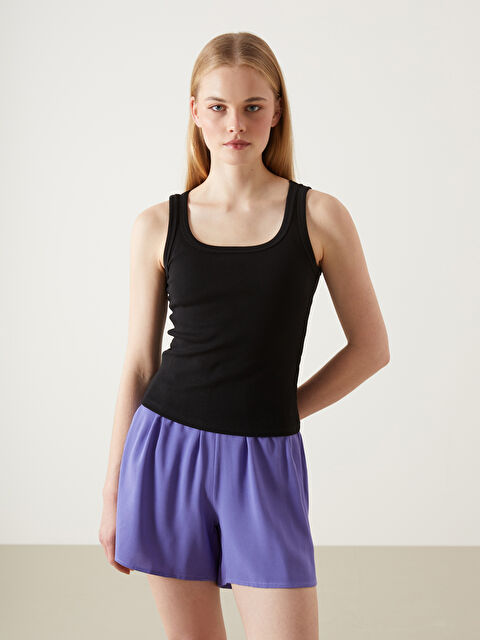 LCW Vision U Yaka Dokulu Kadın Atlet - S54839Z8-CVL