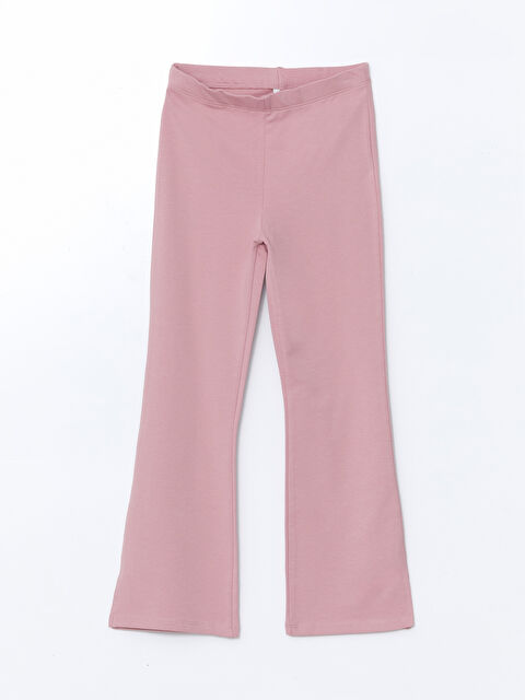LCW Kids Beli Lastikli İspanyol Paça Kız Çocuk Tayt - S54953Z4-GDD