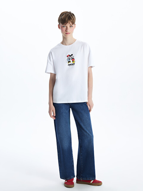XSIDE Crew Neck Mickey and Friends Printed Women's T-Shirt