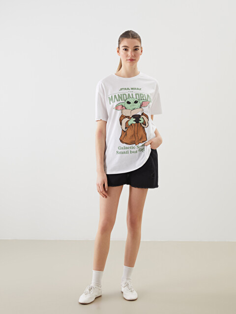 XSIDE Crew Neck The Mandalorian Printed Women's T-Shirt - S54971Z8