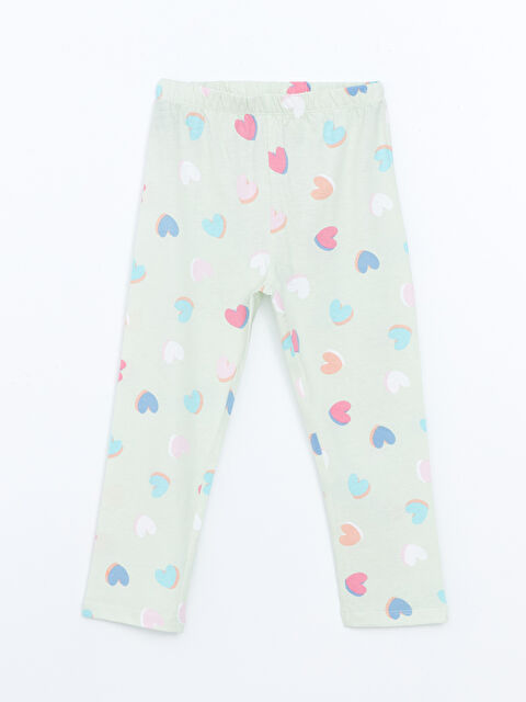 LCW Kids Beli Lastikli Baskılı Kız Çocuk Pijama Alt - S55023Z1-LRR