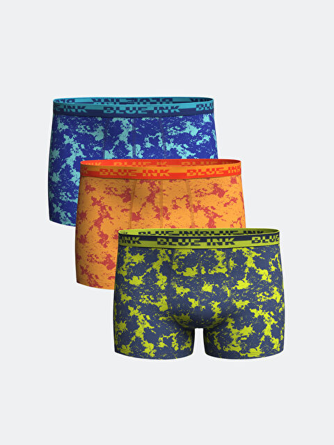 LC WAIKIKI Standart Kalıp Pamuklu Esnek Erkek Boxer 3'lü - S55060Z8-LSR