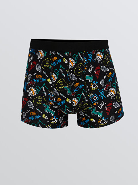 LC WAIKIKI Standart Kalıp Pamuklu Esnek Erkek Boxer - S55082Z8-LQ9