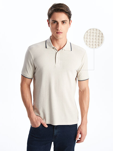 SOUTHBLUE Polo Neck Short Sleeve Men's T-Shirt - S55146Z8-J0B