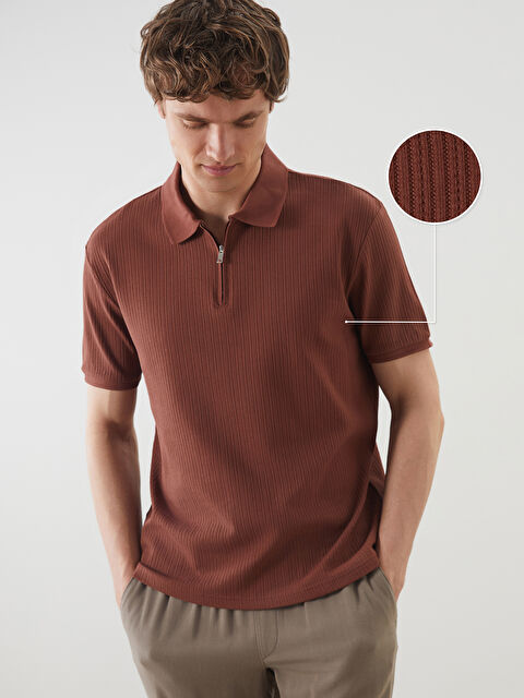 LCW Vision Muškarac CRVENA Majica kratkih rukava - S55165Z8-E4L